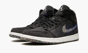 Jordan 1 Mid “Crater Black”