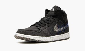 Jordan 1 Mid “Crater Black”