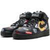 Supreme x Air Force 1 Mid 07 NBA Black