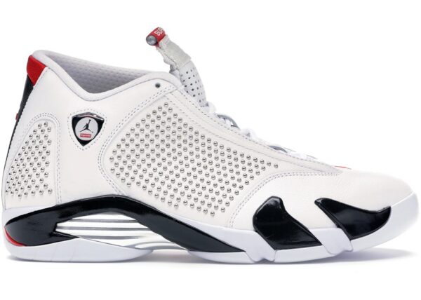 Supreme X Air Jordan 14 White University Red