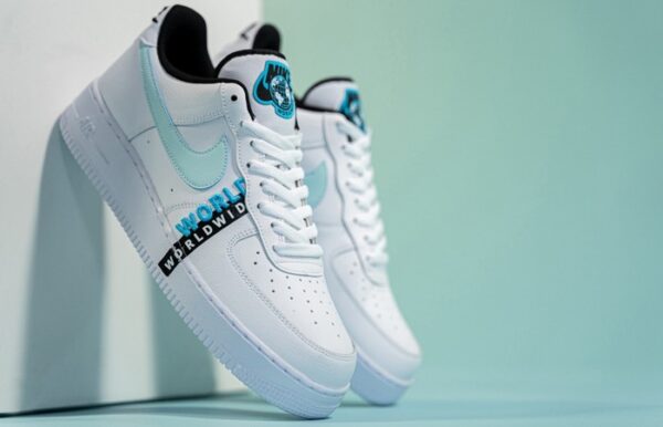 Nike Air Force 1 07 Low LV8 Worldwide White Blue