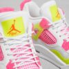 Air Jordan 4 Retro White Lemon Pink GS