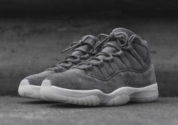 Air Jordan 11 Retro Premium Grey Suede